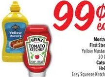 Mostaza First Street / Catsup Heinz