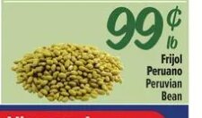 Frijol Peruano Peruvian Bean