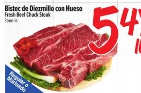 Bistec de Diezmillo con Hueso