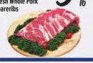 Costillas de Puerco Entera con Hueso