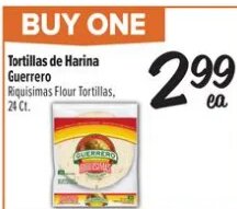 Tortillas de Harina Guerrero at El Super