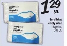 Servilletas Simply Value