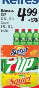 Refrescos 7UP at El Super