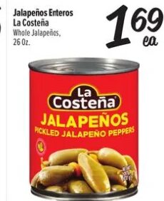 Jalapeños Enteros La Costeña