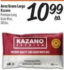 Arroz Grano Largo Kazano at El Super