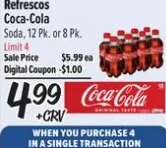 Refrescos Coca-Cola at El Super
