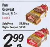 Pan Oroweat at El Super