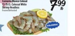 Camarón Blanco Colosal at El Super