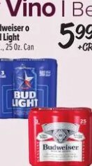 Budweiser o Bud Light at El Super