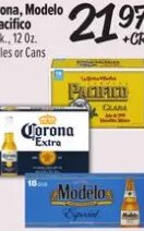 Corona, Modelo o Pacifico at El Super
