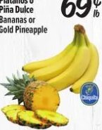 Plátanos o Piña Dulce