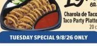 Charola de Tacos