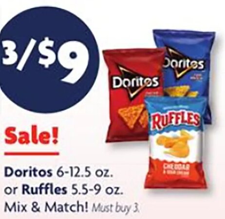 Doritos or Ruffles at Family Dollar
