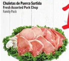 Chuletas de Puerco Surtida Fresh Assorted Pork Chop
