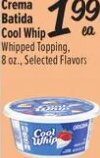 Crema Batida Cool Whip