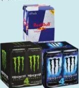 Monster / Red Bull at Fiesta Mart