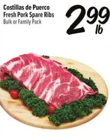 Costillas de Puerco at Fiesta Mart
