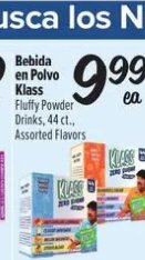 Bebida en Polvo Klass Fluffy Powder Drinks