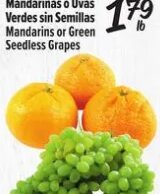 Mandarinas o Uvas Verdes sin Semillas at Fiesta Mart