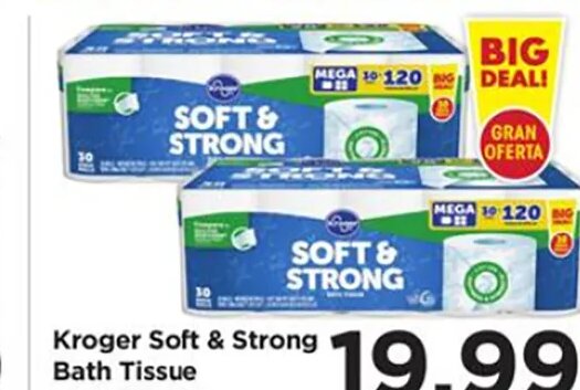 Kroger Soft & Strong Bath Tissue at Food 4 Less