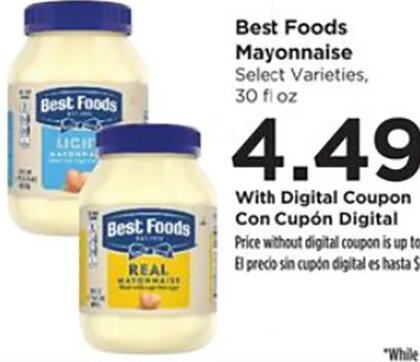 Best Foods Mayonnaise