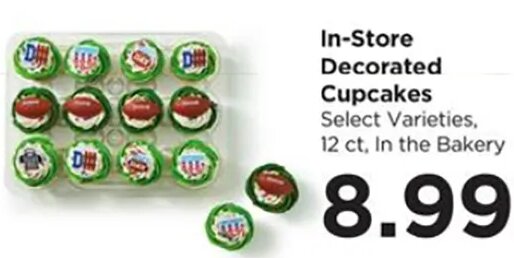 In-Store Decorated Cupcakes