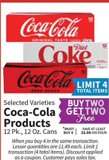 Coca-Cola Products at Food City