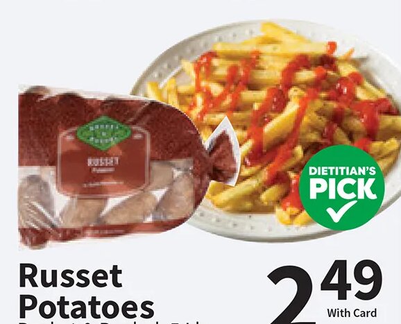 Russet Potatoes at Food City
