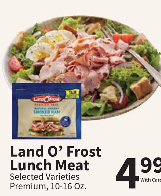Land O' Frost Lunch Meat at Food City