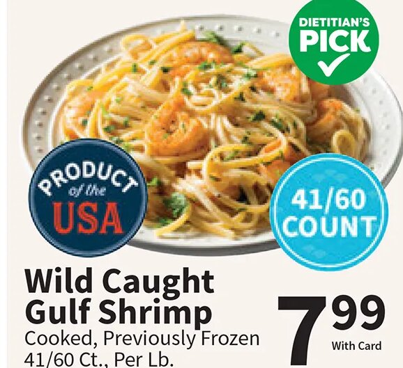 Wild Caught Gulf Shrimp at Food City