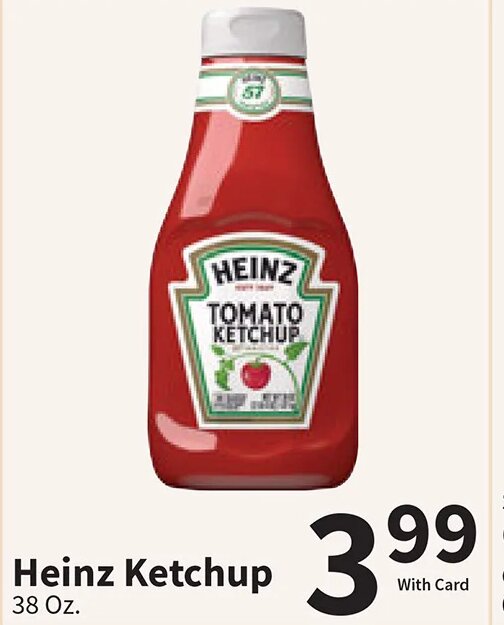 Heinz Ketchup at Food City