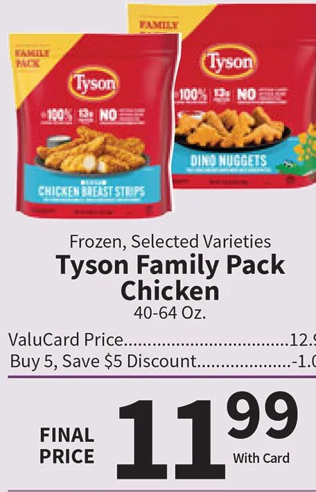 Tyson Family Pack Chicken