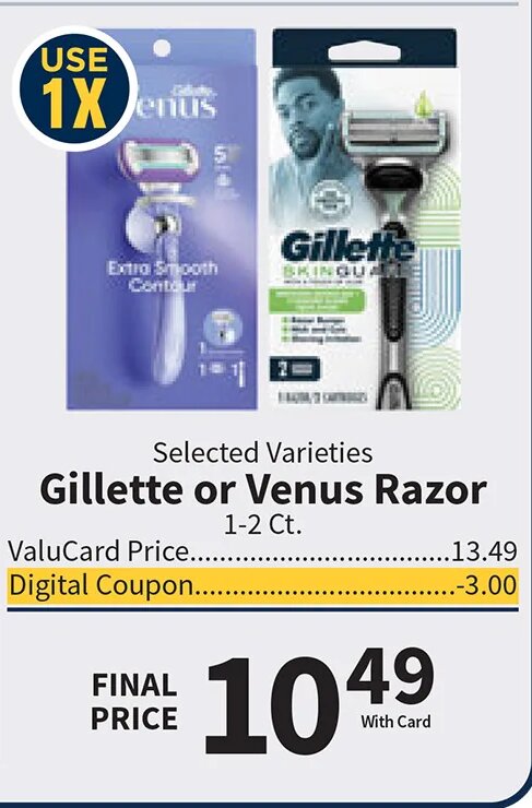 Gillette or Venus Razor