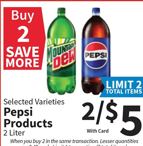 Pepsi Products at Food City