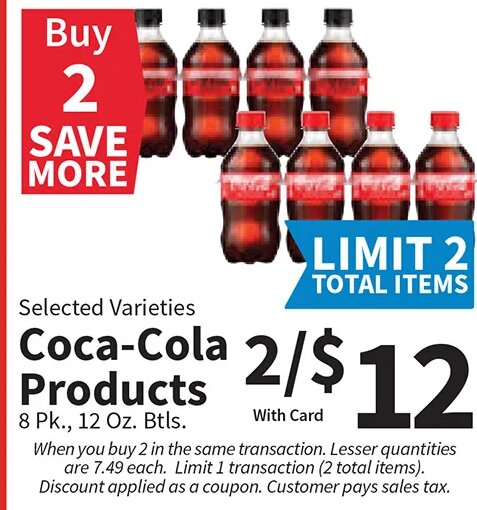 Coca-Cola Products at Food City