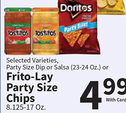 Frito-Lay Party Size Chips