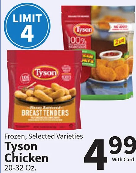 Tyson Chicken at Food City