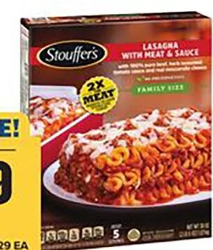 STOUFFER'S FAMILY SIZE DINNERS
