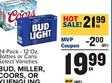 BUD, MILLER, COORS, OR YUENGLING