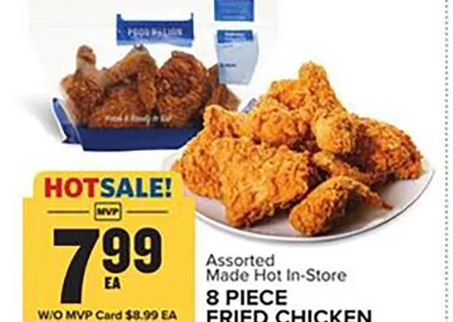 8 PIECE FRIED CHICKEN