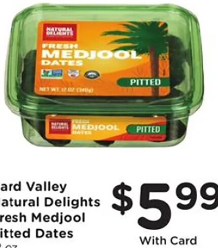 Bard Valley Natural Delights Fresh Medjool Pitted Dates
