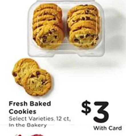 Fresh Baked Cookies at Fred Meyer