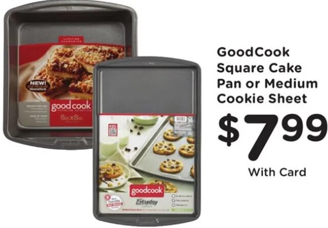 GoodCook Square Cake Pan or Medium Cookie Sheet