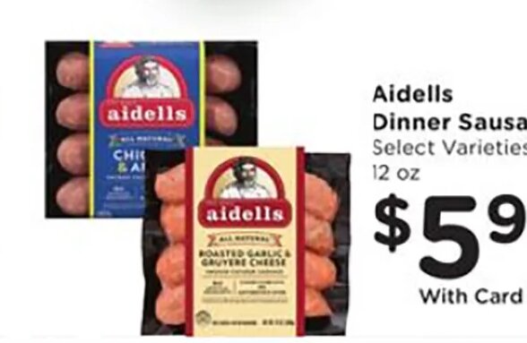 Aidells Dinner Sausage at Fred Meyer
