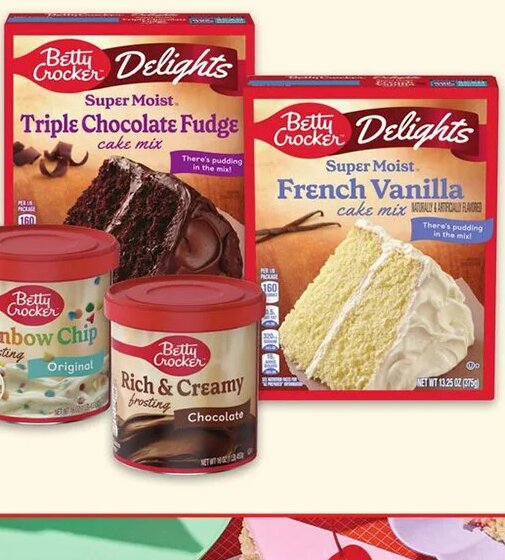 Betty Crocker Delights Cake Mix or Frosting