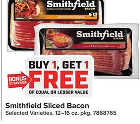 Smithfield Sliced Bacon