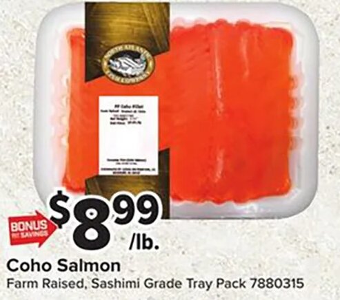 Coho Salmon at Giant Food