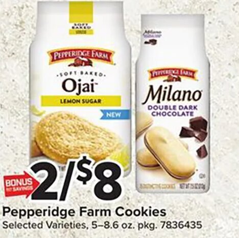 Pepperidge Farm Cookies at Giant Food