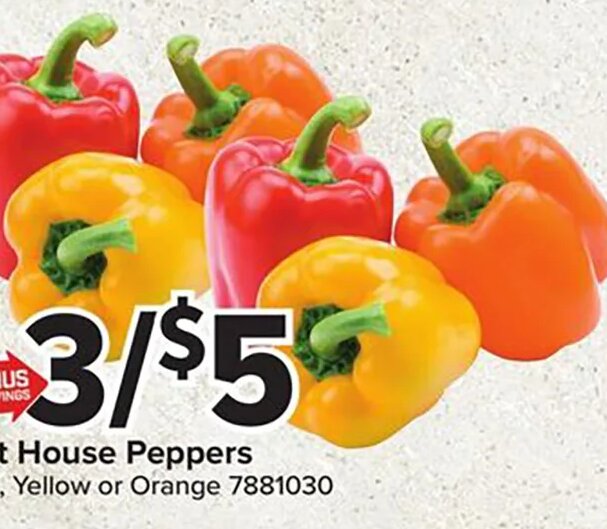 Hot House Peppers at Giant Food