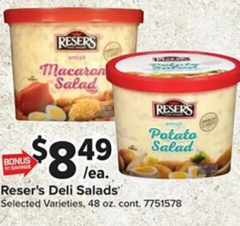 Reser's Deli Salads at Giant Food
